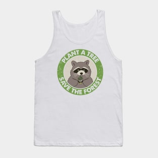 RACCOON SAVE THE FOREST Tank Top